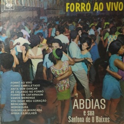 Capa de Forró ao vivo, de Abdias