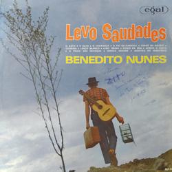 Capa do disco Levo Saudades, de Benedito Nunes