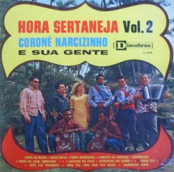 Capa do disco Hora sertaneja, Volume 2, de Coroné Narcizinho e sua gente
