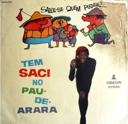Capa do disco Salve-se quem puder tem saci no pau-de-arara, de Saci